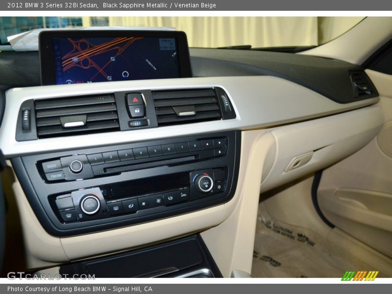 Black Sapphire Metallic / Venetian Beige 2012 BMW 3 Series 328i Sedan