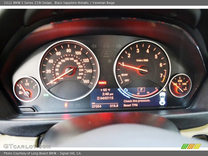 Black Sapphire Metallic / Venetian Beige 2012 BMW 3 Series 328i Sedan