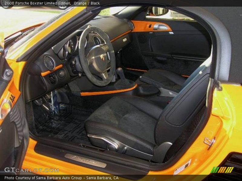Orange / Black 2008 Porsche Boxster Limited Edition