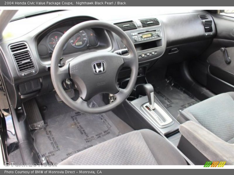  2004 Civic Value Package Coupe Black Interior