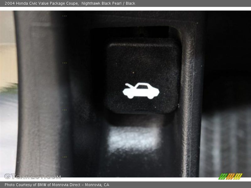 Nighthawk Black Pearl / Black 2004 Honda Civic Value Package Coupe