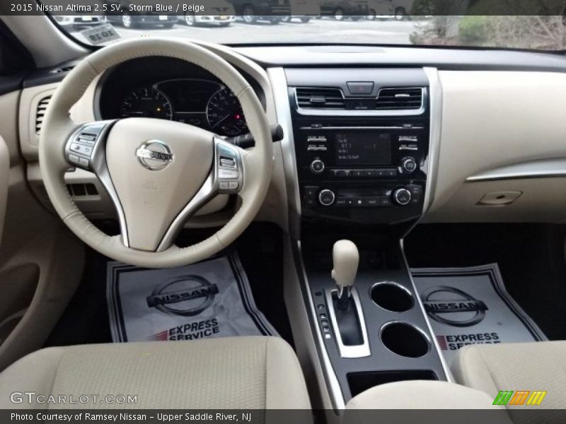 Storm Blue / Beige 2015 Nissan Altima 2.5 SV