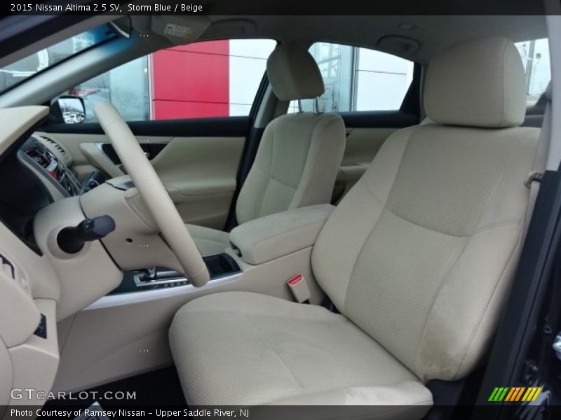 Storm Blue / Beige 2015 Nissan Altima 2.5 SV