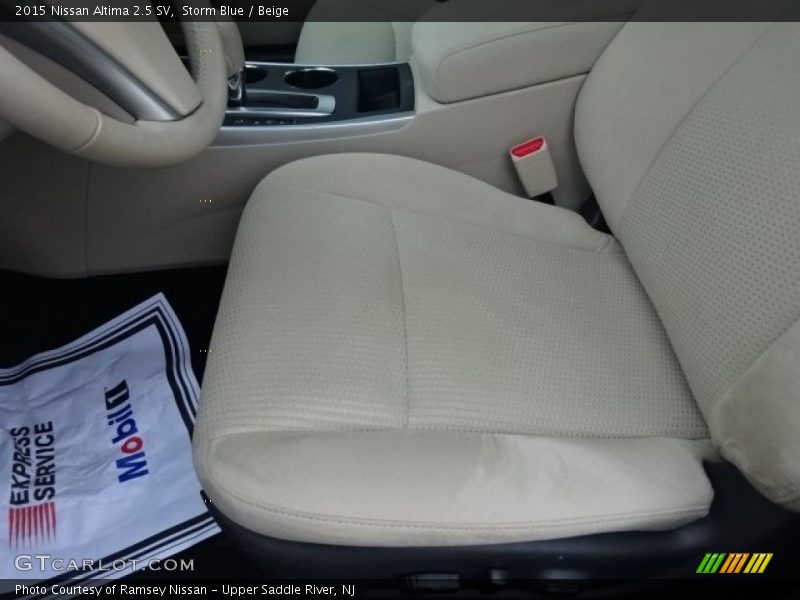 Storm Blue / Beige 2015 Nissan Altima 2.5 SV