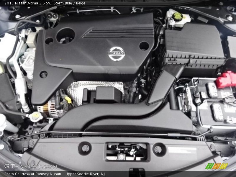 Storm Blue / Beige 2015 Nissan Altima 2.5 SV