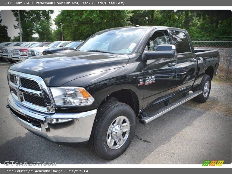Black / Black/Diesel Gray 2015 Ram 2500 Tradesman Crew Cab 4x4