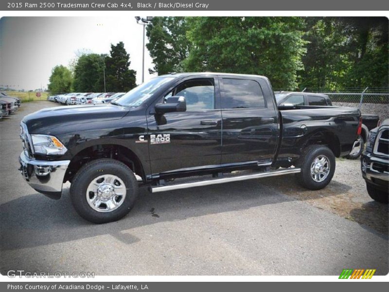 Black / Black/Diesel Gray 2015 Ram 2500 Tradesman Crew Cab 4x4