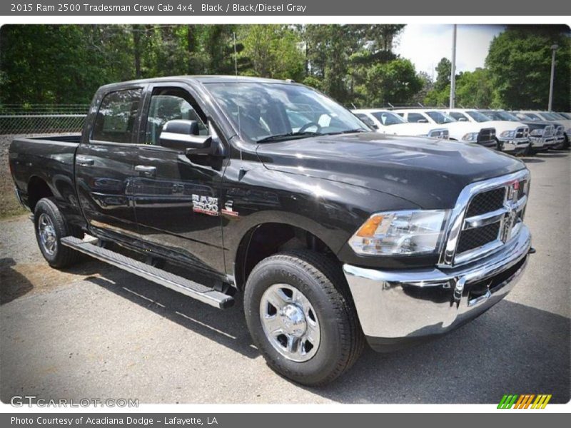 Black / Black/Diesel Gray 2015 Ram 2500 Tradesman Crew Cab 4x4