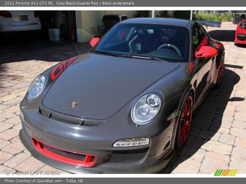 Grey Black/Guards Red / Black w/Alcantara 2011 Porsche 911 GT3 RS