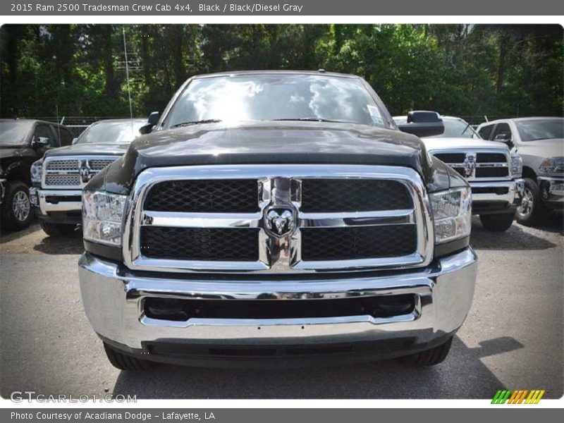 Black / Black/Diesel Gray 2015 Ram 2500 Tradesman Crew Cab 4x4