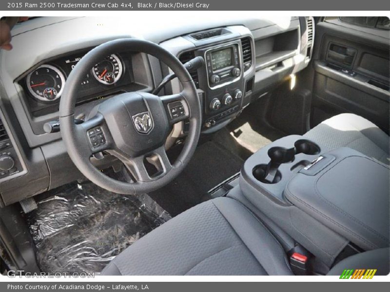 Black / Black/Diesel Gray 2015 Ram 2500 Tradesman Crew Cab 4x4