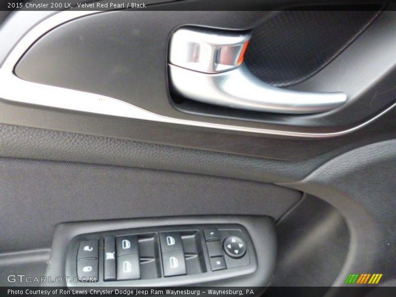 Velvet Red Pearl / Black 2015 Chrysler 200 LX