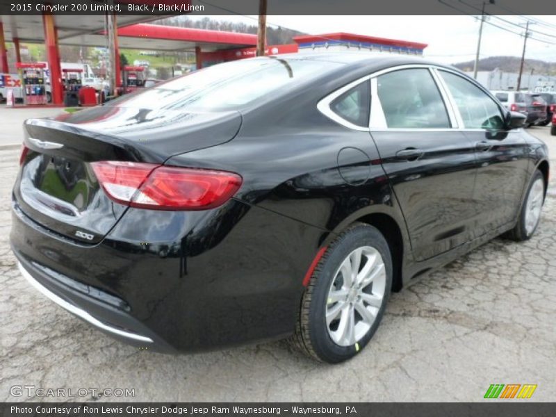 Black / Black/Linen 2015 Chrysler 200 Limited