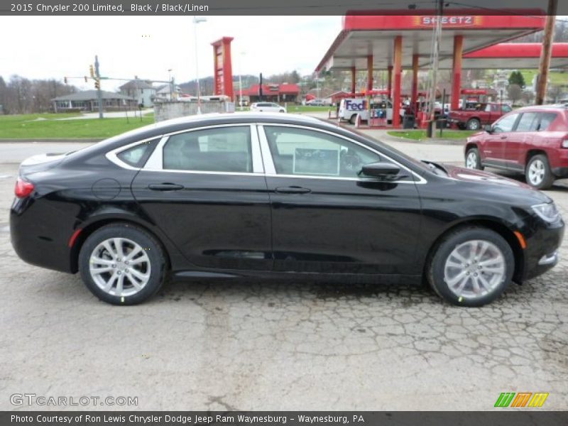 Black / Black/Linen 2015 Chrysler 200 Limited