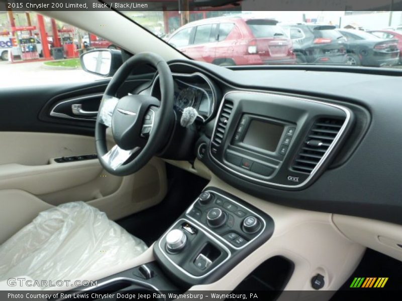 Black / Black/Linen 2015 Chrysler 200 Limited
