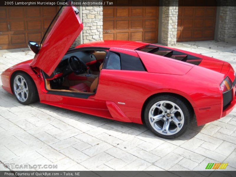 Rosso Andromeda / Tan 2005 Lamborghini Murcielago Coupe