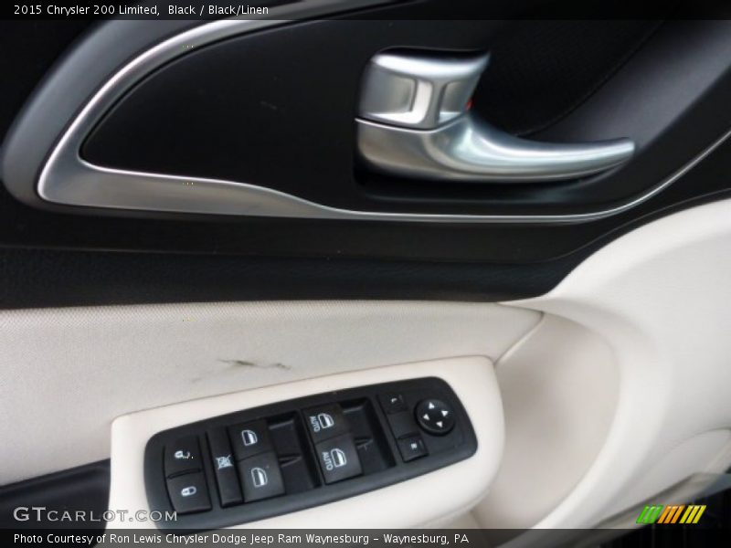 Black / Black/Linen 2015 Chrysler 200 Limited