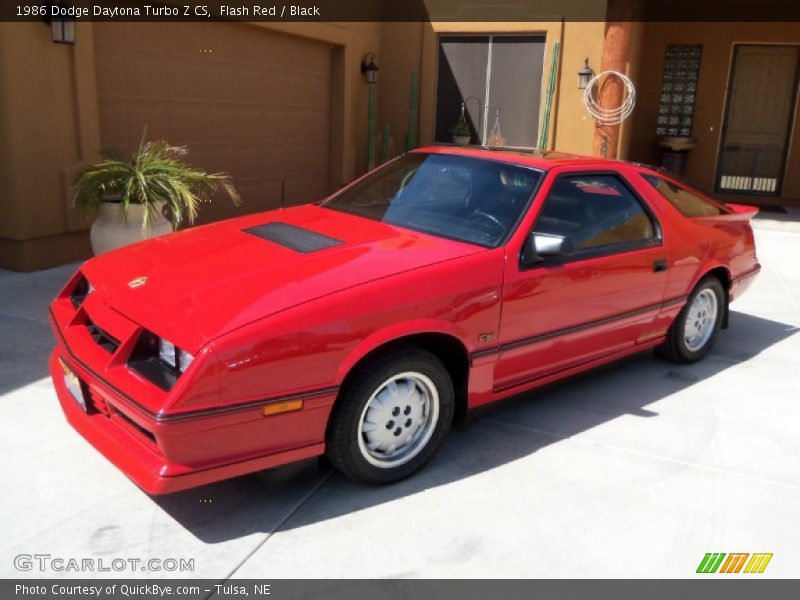 Flash Red / Black 1986 Dodge Daytona Turbo Z CS