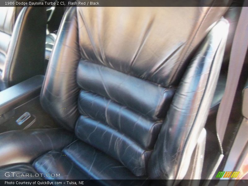 Flash Red / Black 1986 Dodge Daytona Turbo Z CS