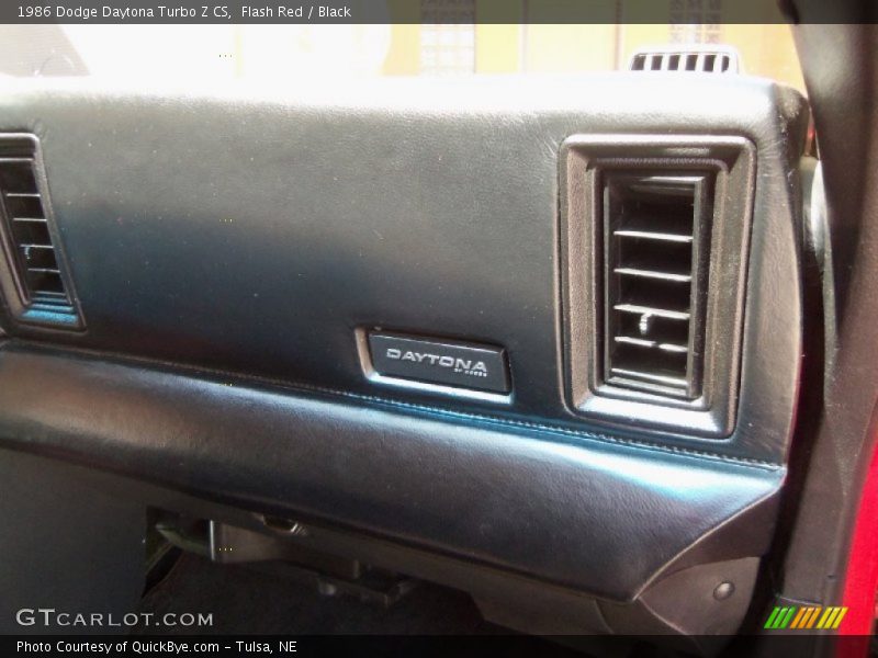 Flash Red / Black 1986 Dodge Daytona Turbo Z CS