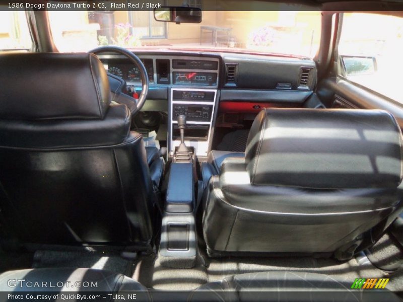 Flash Red / Black 1986 Dodge Daytona Turbo Z CS