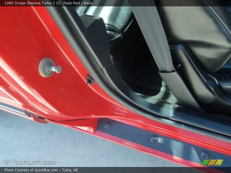 Flash Red / Black 1986 Dodge Daytona Turbo Z CS