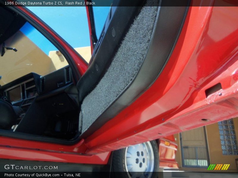 Flash Red / Black 1986 Dodge Daytona Turbo Z CS