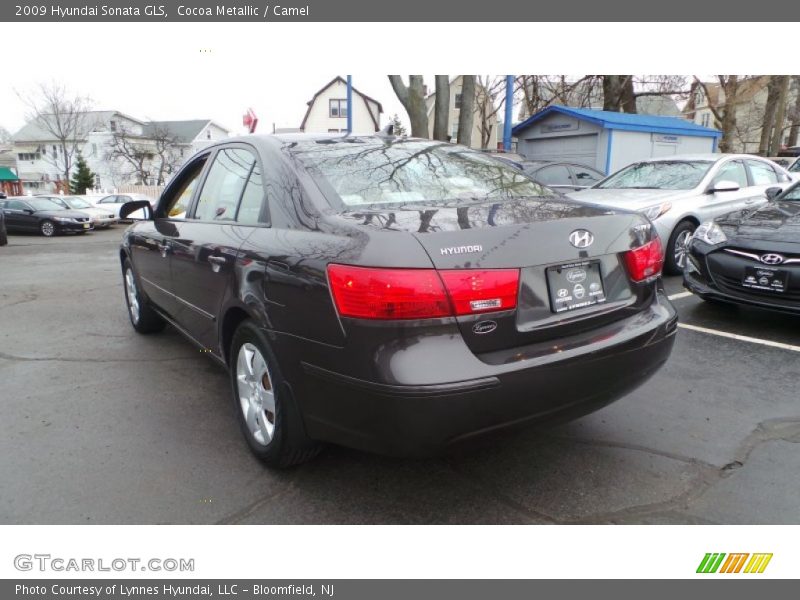 Cocoa Metallic / Camel 2009 Hyundai Sonata GLS