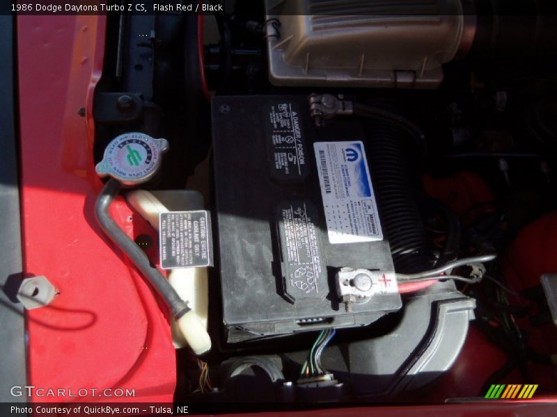 Flash Red / Black 1986 Dodge Daytona Turbo Z CS