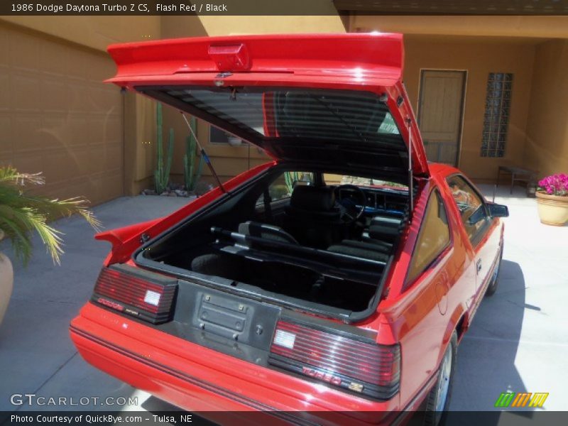 Flash Red / Black 1986 Dodge Daytona Turbo Z CS