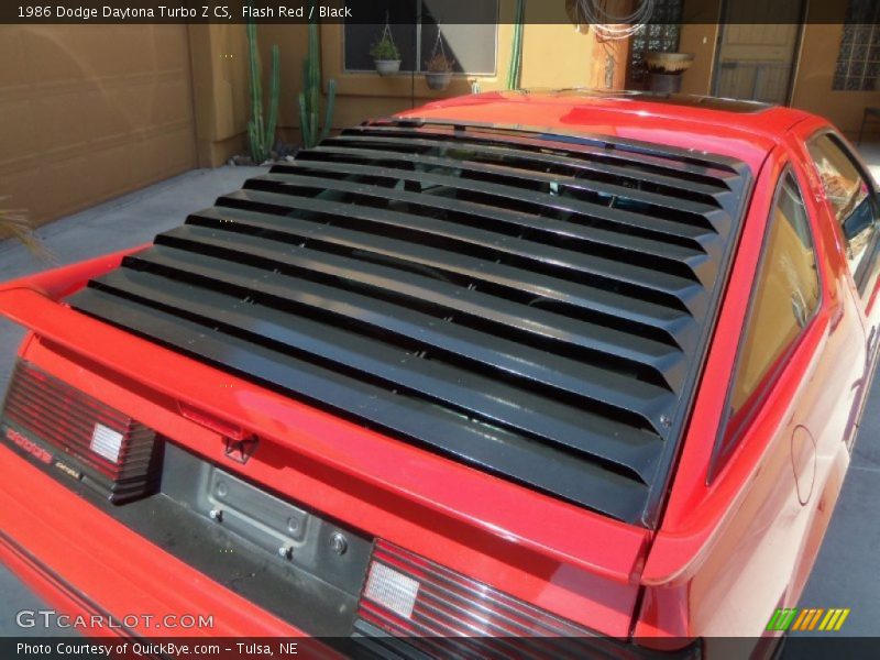 Flash Red / Black 1986 Dodge Daytona Turbo Z CS