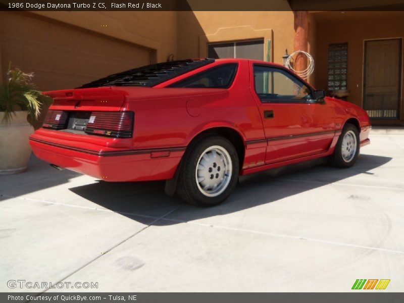 Flash Red / Black 1986 Dodge Daytona Turbo Z CS