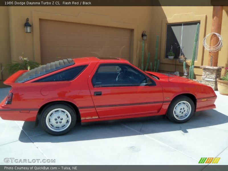 Flash Red / Black 1986 Dodge Daytona Turbo Z CS