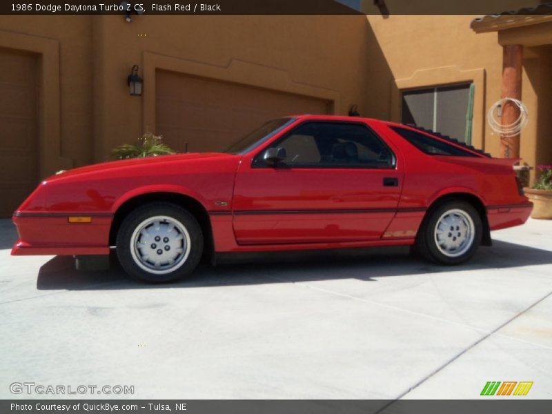 Flash Red / Black 1986 Dodge Daytona Turbo Z CS