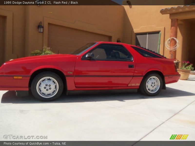 Flash Red / Black 1986 Dodge Daytona Turbo Z CS