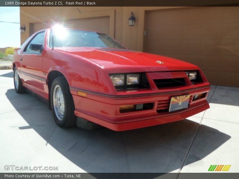 Flash Red / Black 1986 Dodge Daytona Turbo Z CS