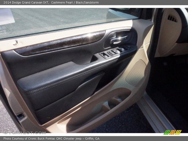 Cashmere Pearl / Black/Sandstorm 2014 Dodge Grand Caravan SXT