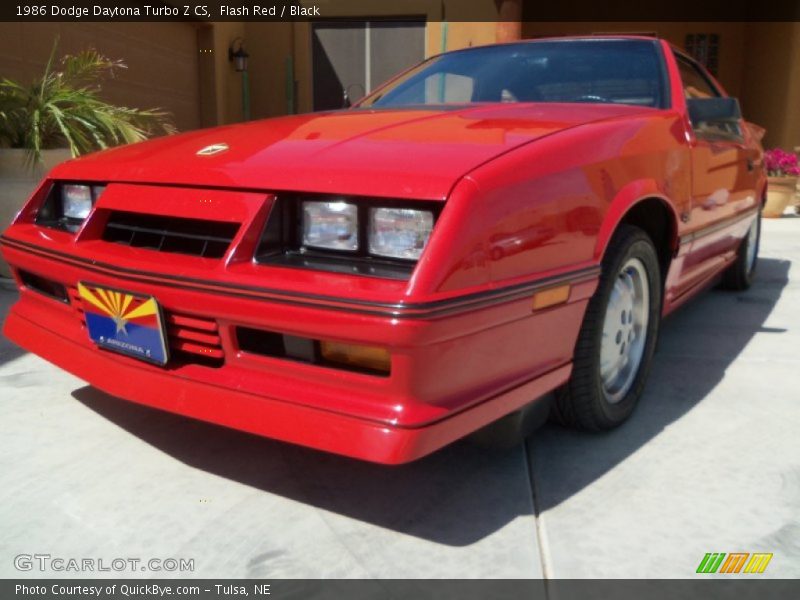Flash Red / Black 1986 Dodge Daytona Turbo Z CS