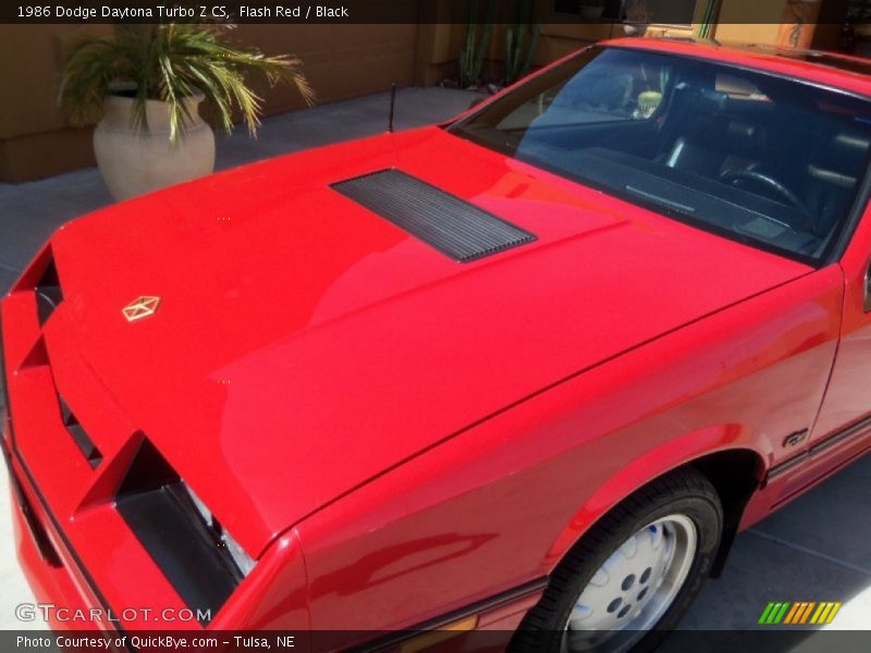 Flash Red / Black 1986 Dodge Daytona Turbo Z CS