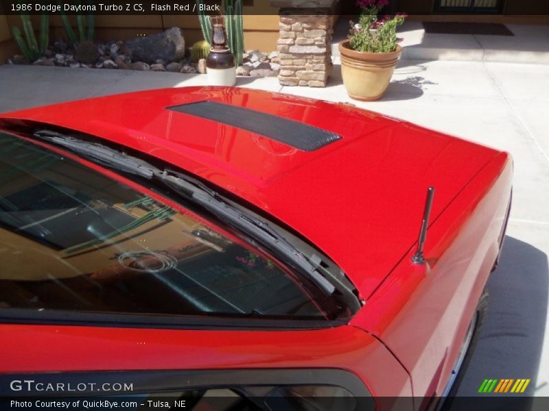 Flash Red / Black 1986 Dodge Daytona Turbo Z CS