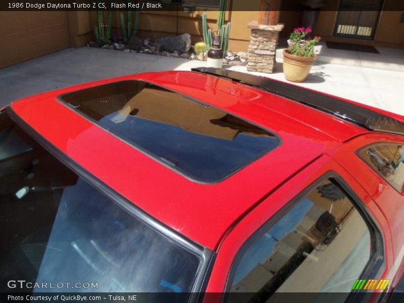 Flash Red / Black 1986 Dodge Daytona Turbo Z CS