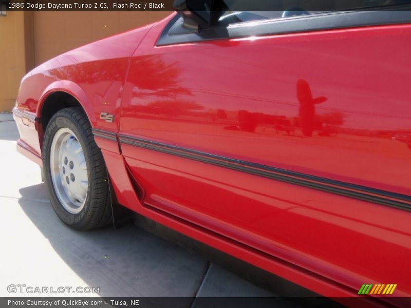 Flash Red / Black 1986 Dodge Daytona Turbo Z CS