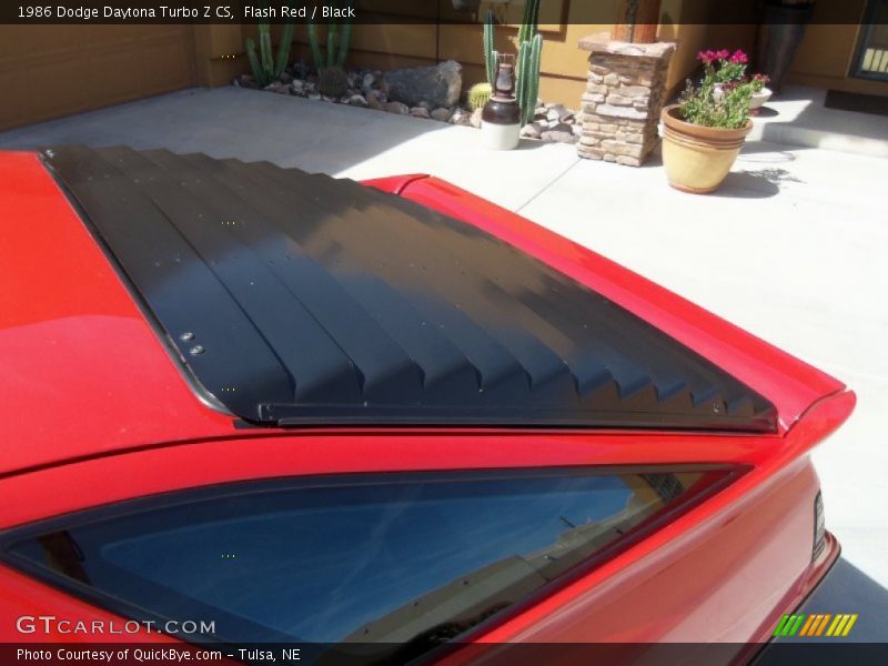 Flash Red / Black 1986 Dodge Daytona Turbo Z CS