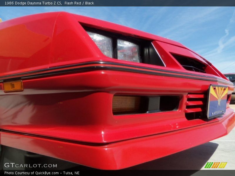 Flash Red / Black 1986 Dodge Daytona Turbo Z CS