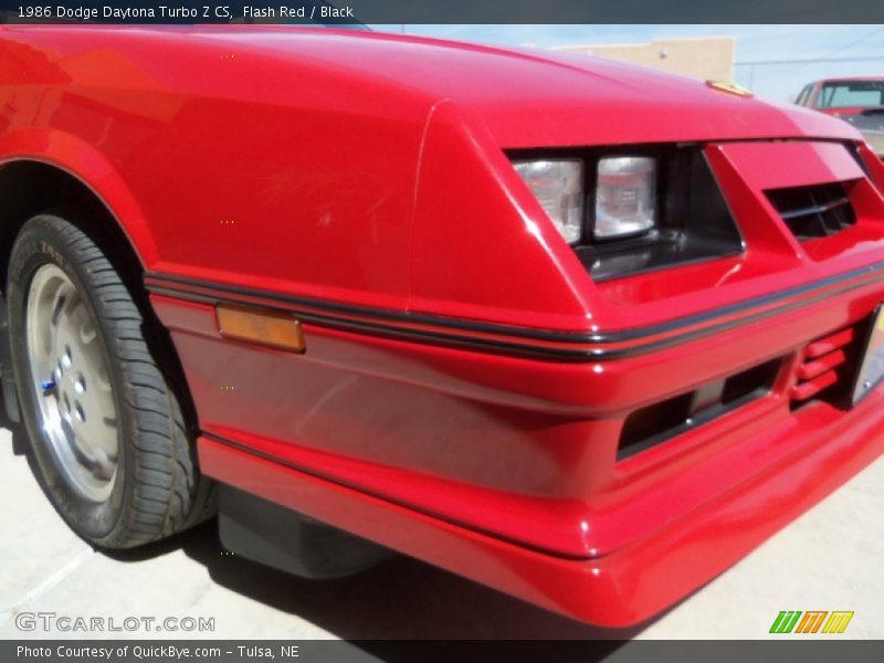 Flash Red / Black 1986 Dodge Daytona Turbo Z CS