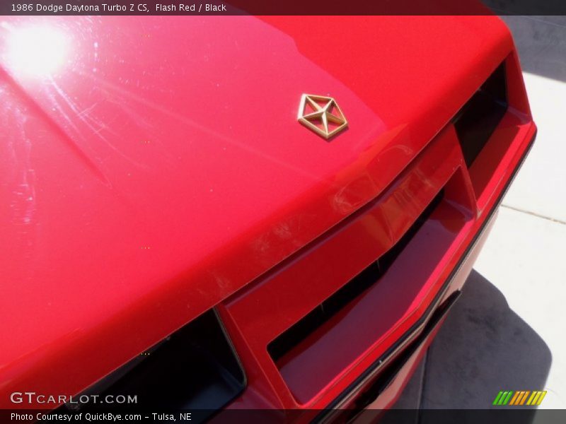 Flash Red / Black 1986 Dodge Daytona Turbo Z CS