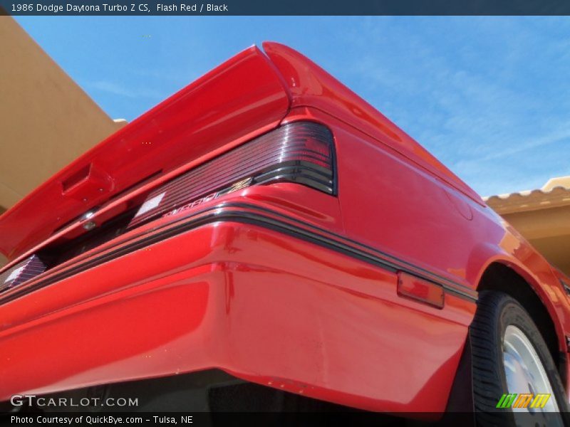 Flash Red / Black 1986 Dodge Daytona Turbo Z CS