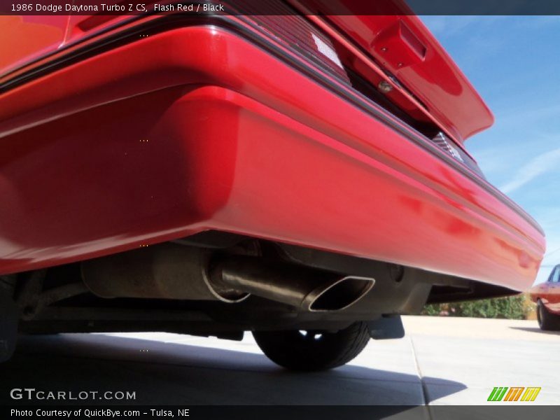 Flash Red / Black 1986 Dodge Daytona Turbo Z CS