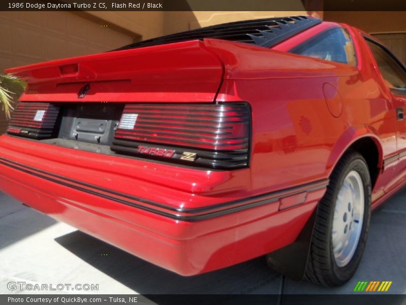 Flash Red / Black 1986 Dodge Daytona Turbo Z CS