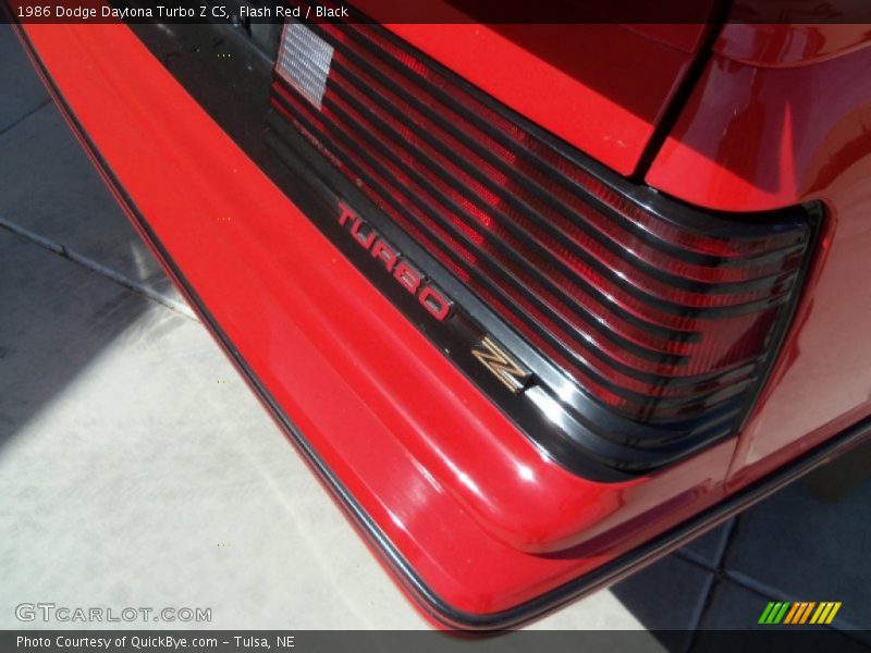 Flash Red / Black 1986 Dodge Daytona Turbo Z CS